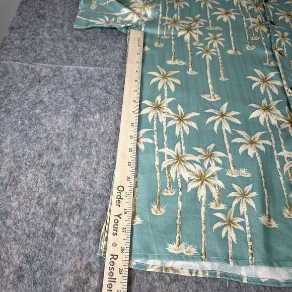 Jos A Banks Men's 100% Silk Button-up Shirt XL Short Sleeve Tropical Lot Of 3 - Picture 4 of 16